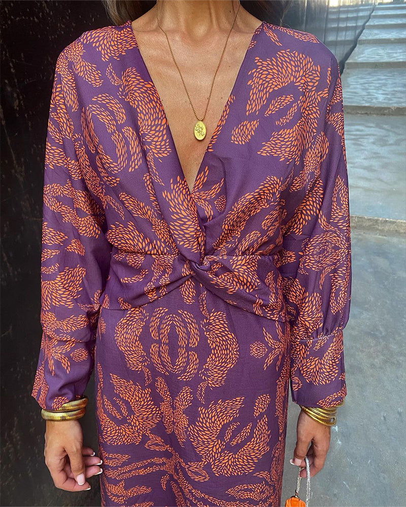 Leya | Printed Elegant Dress