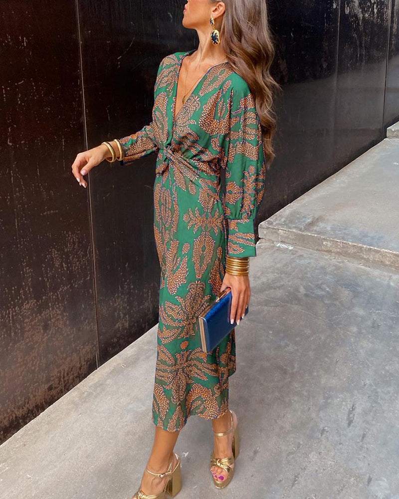 Leya | Printed Elegant Dress