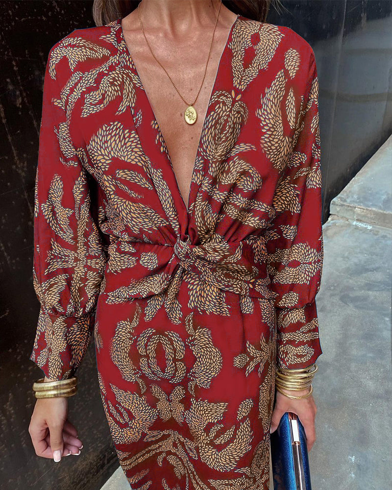 Leya | Printed Elegant Dress