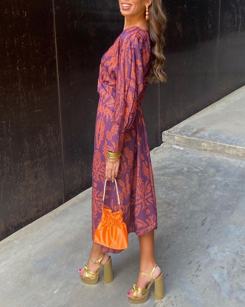Leya | Printed Elegant Dress